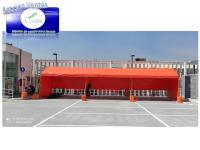 Venta de toldo con costales de anclaje